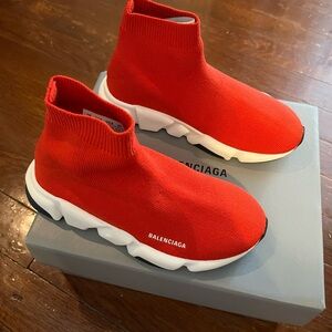 Balenciage size 12 red sneaker